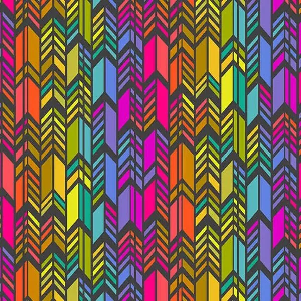 Alison Glass Spectrum Feathers 9701