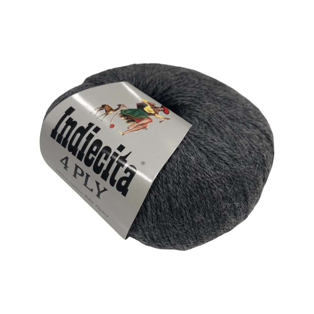 Alpaca 4 Ply 402 Undyed Charcoal