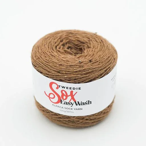 Alpaca Yarns Tweedie Sox 203 Biscuit