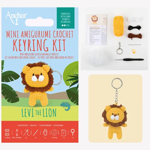Anchor Mini Key Ring Levi the Lion