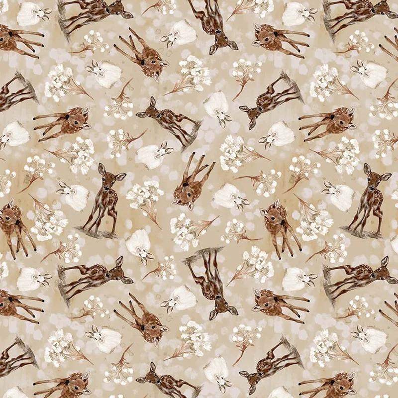 Animals Doe Bunny Toss Beige