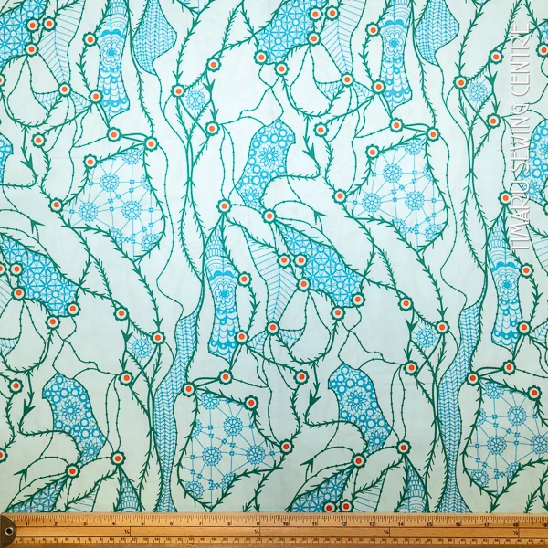 Anna Maria Horner Field Study Blue Lace Patch
