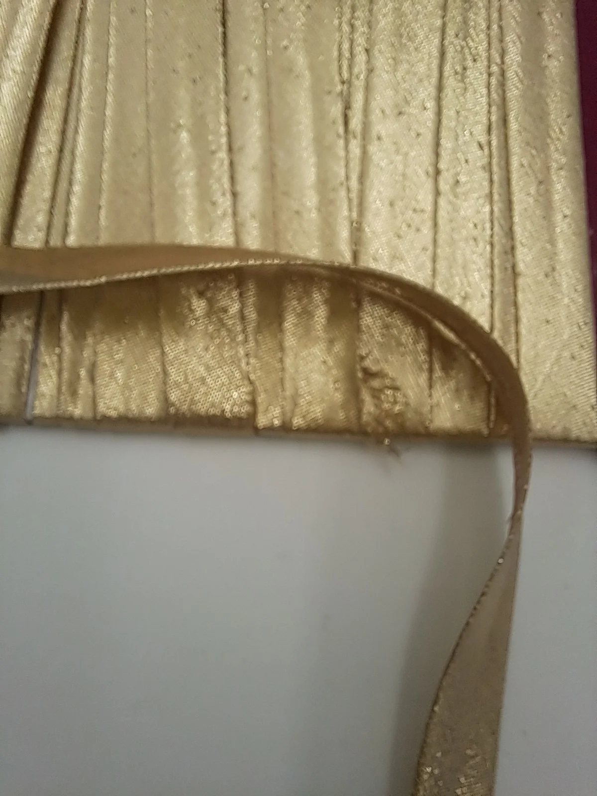 Bias Lurex 10mm Single Fold Gold