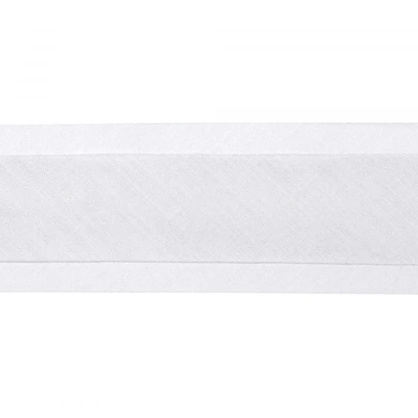 Bias Poly Cotton White 50mm