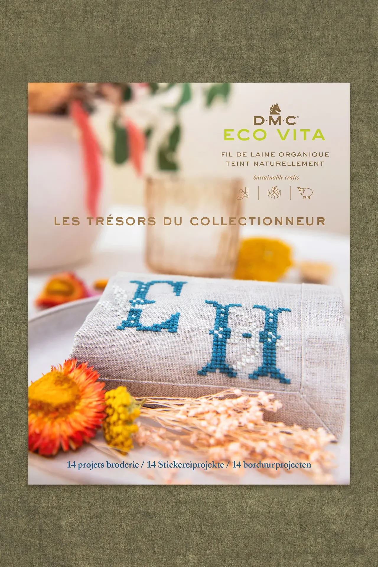 Book Eco Vita Embroidery Botanists Cabinet