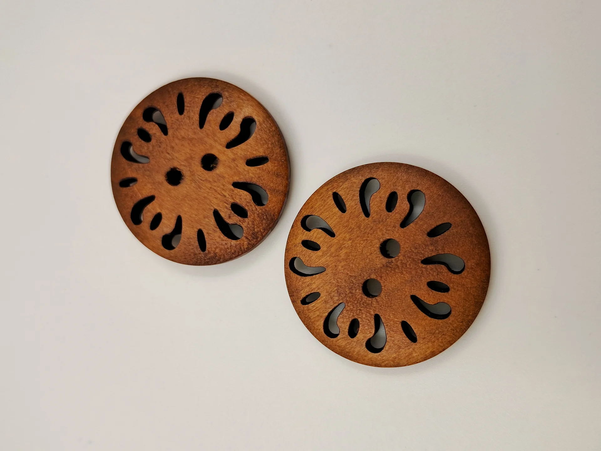 Button 26CH 30 Chocolate Vintage 30mm