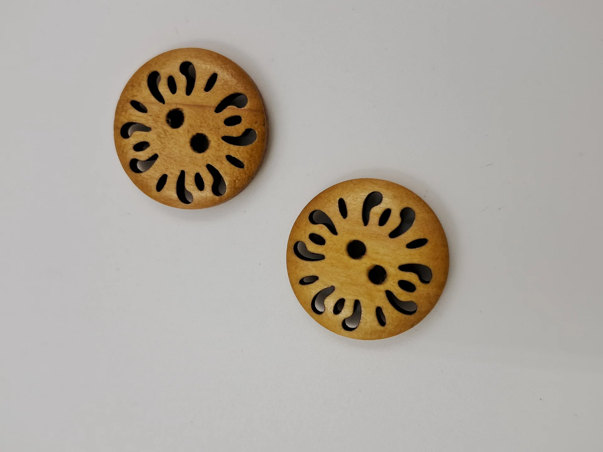 Button 26MU20 Mustard Vintage 20mm