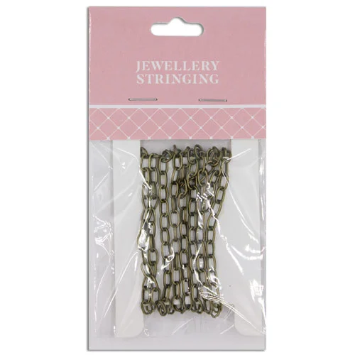 Chain Twisted Link Boho Gold 7x 4