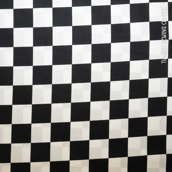 Check Game Night Large Black White