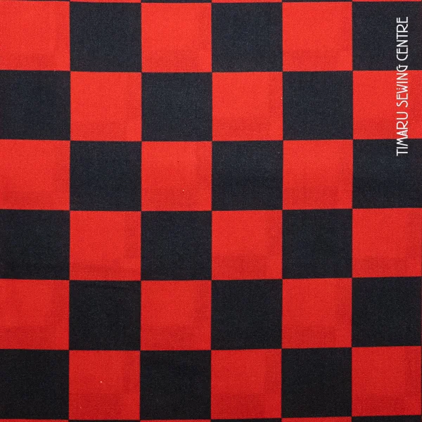 Check Game Night Large Red Black