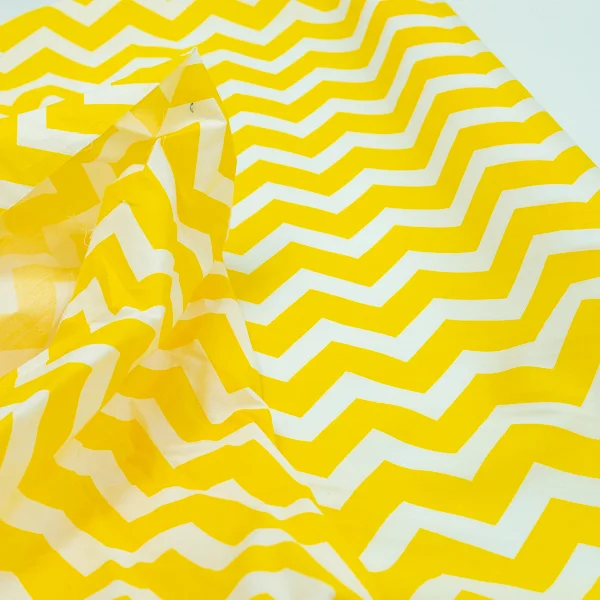 Chevron Stripe Yellow/White