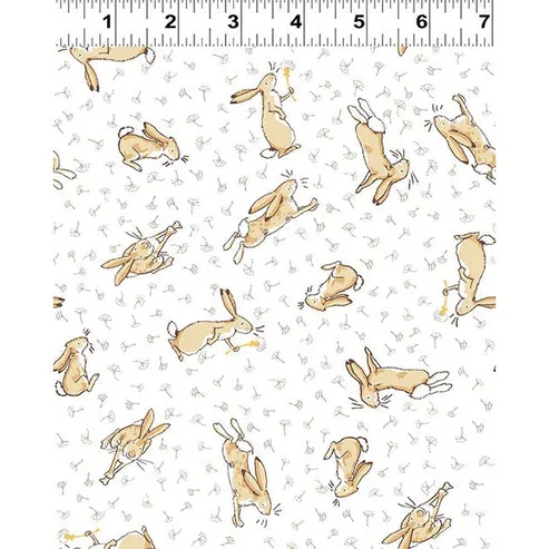 Children Guess How Much I Love You Bunnies White