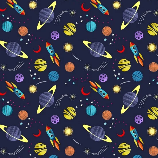 Children Space Explorers Navy