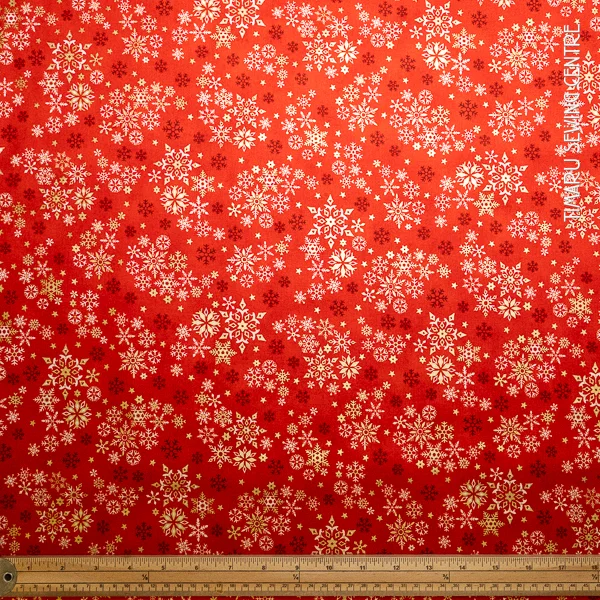 Christmas CR 79 Red Snowflake