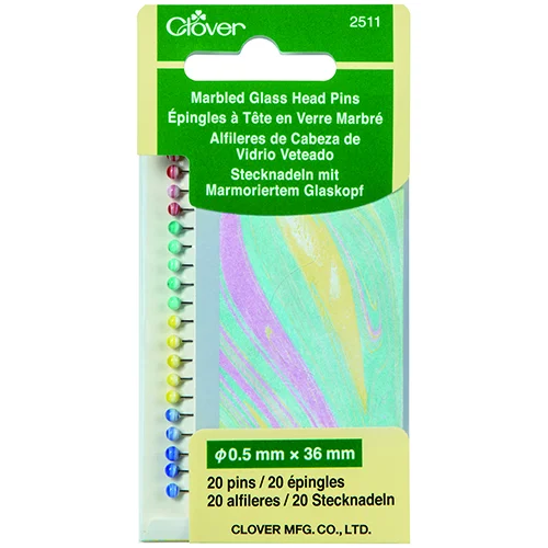Clover 2511 Glass Marble Pins
