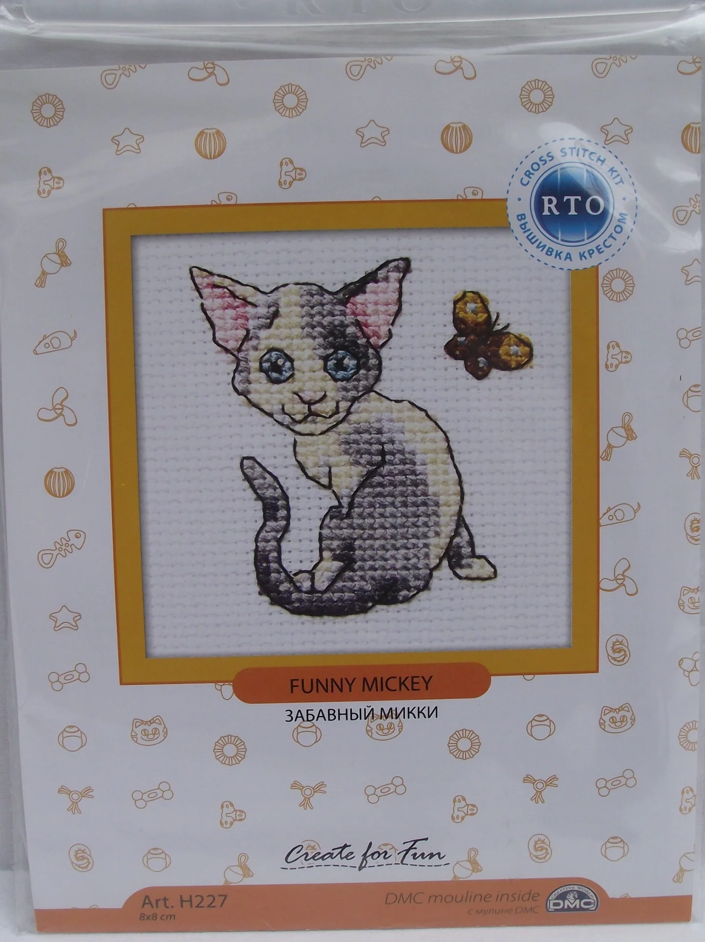 Collection D'Art Cross Stitch Kit Funny Mickey