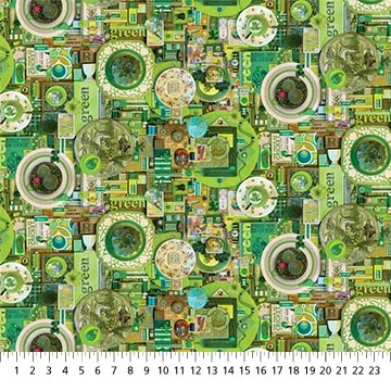 Colour Collage Green