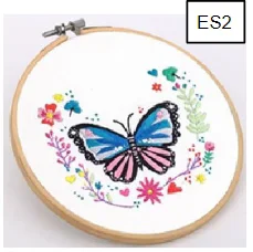 DIY Embroidery Set ES 2 Butterfly