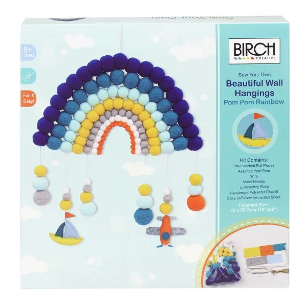 DIY Mobile Kit Pom Pom Rainbow