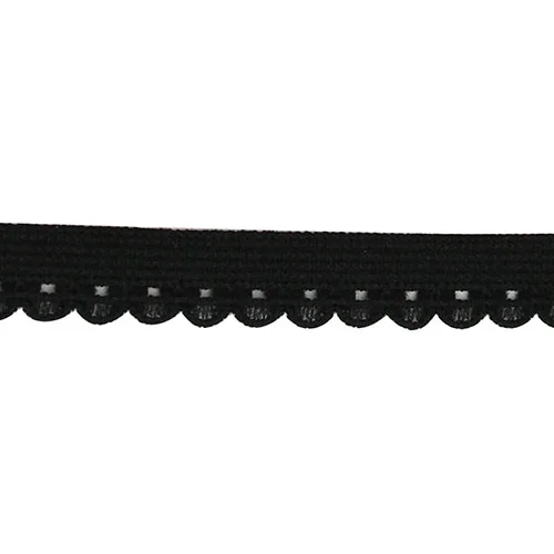 Elastic Edging Black EL154