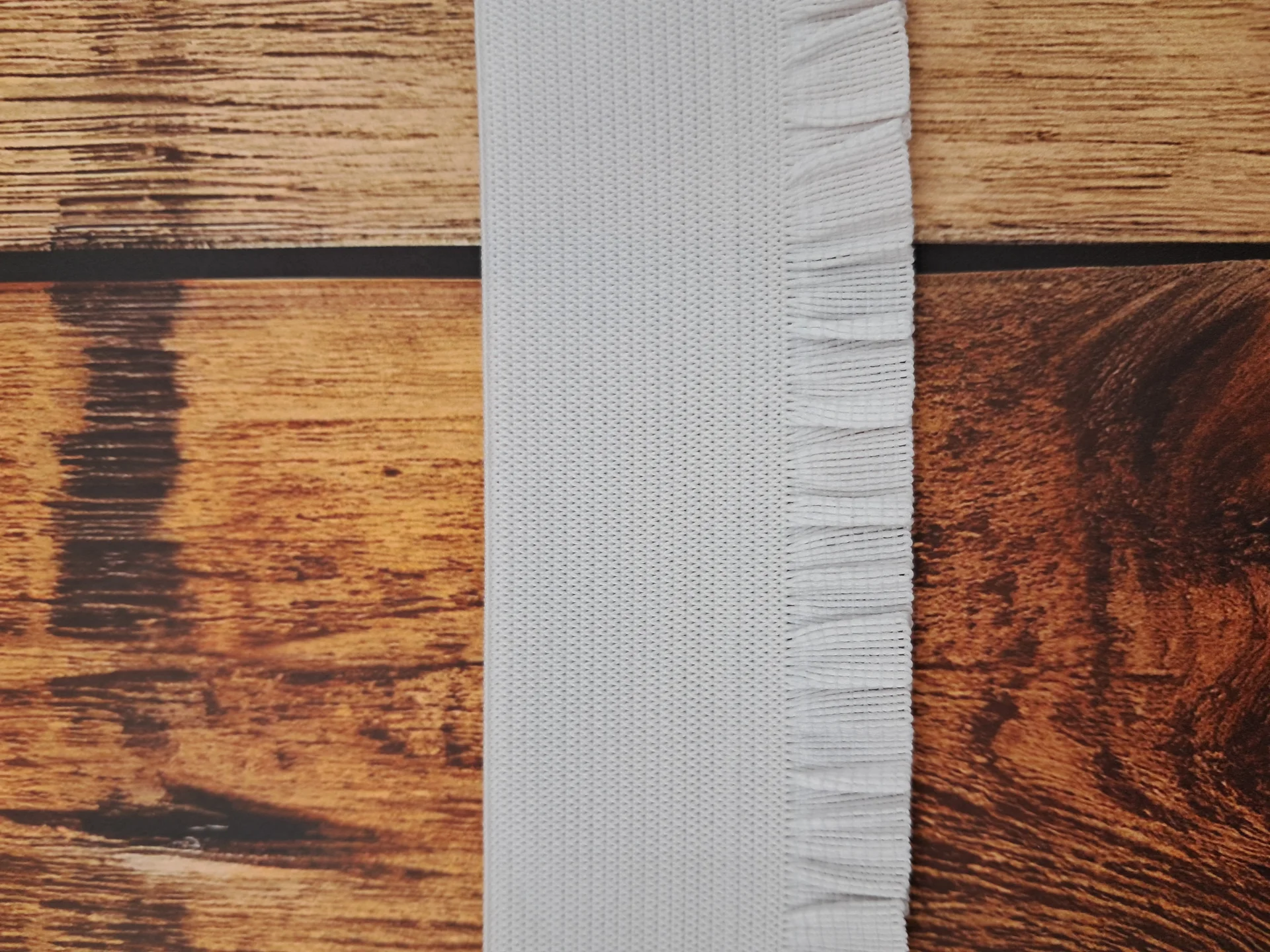 Elastic Skirt Band 50mm White