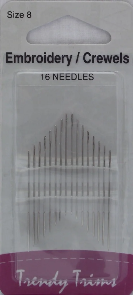 Embroidery Crewel 8 Needles