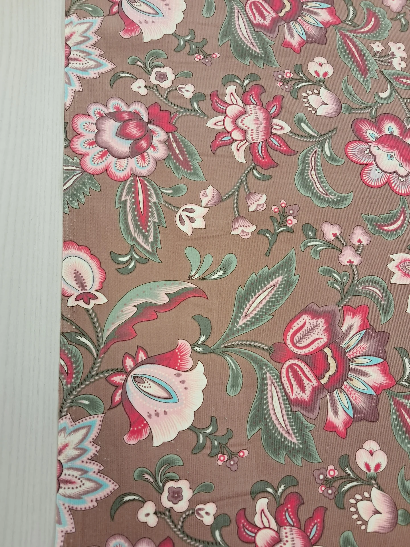 Fabric Agatha Cotton Corduroy Mocha
