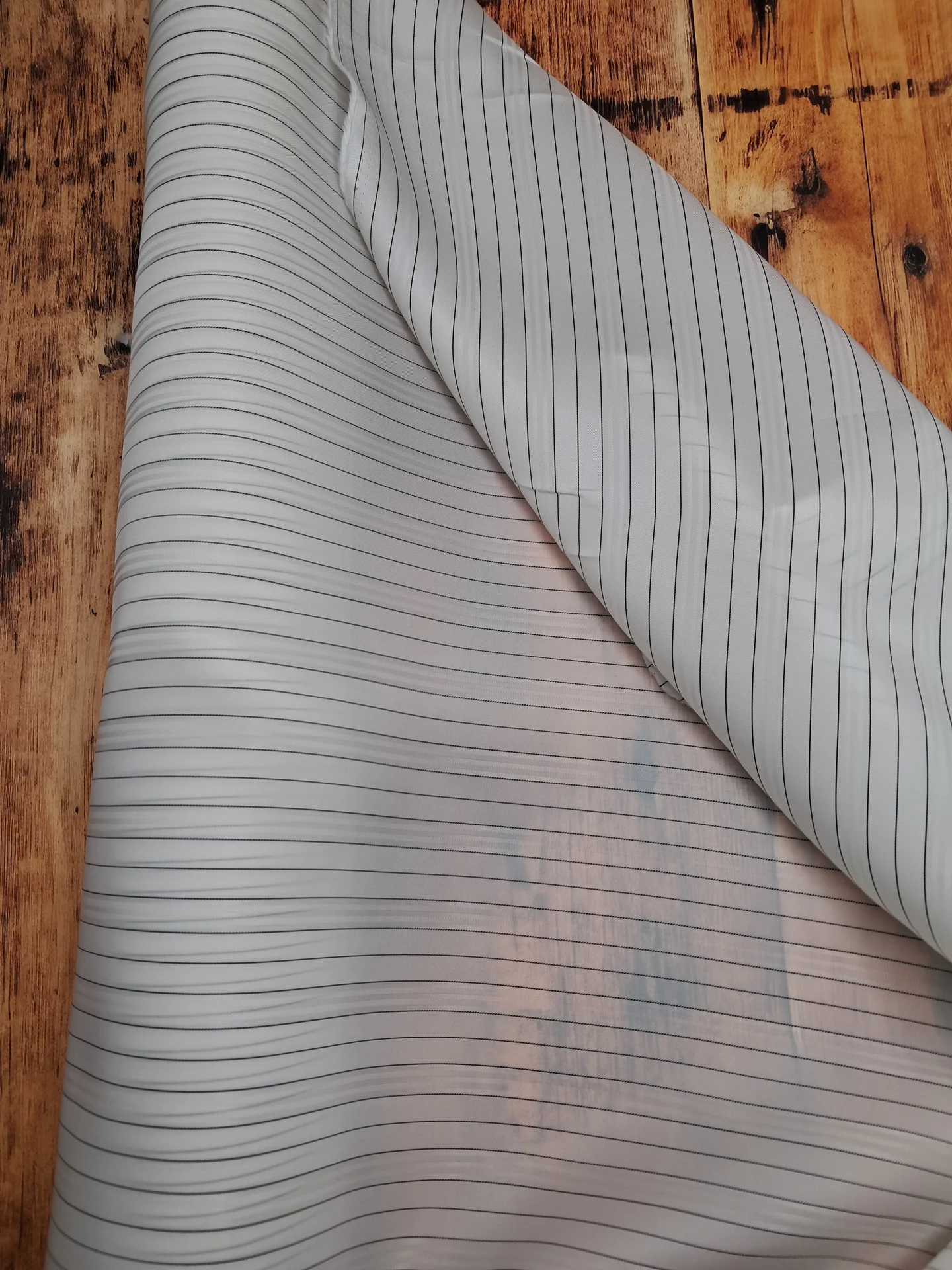 Fabric Bemburg Striped Lining