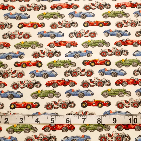 Fabric Cotton Print Cars
