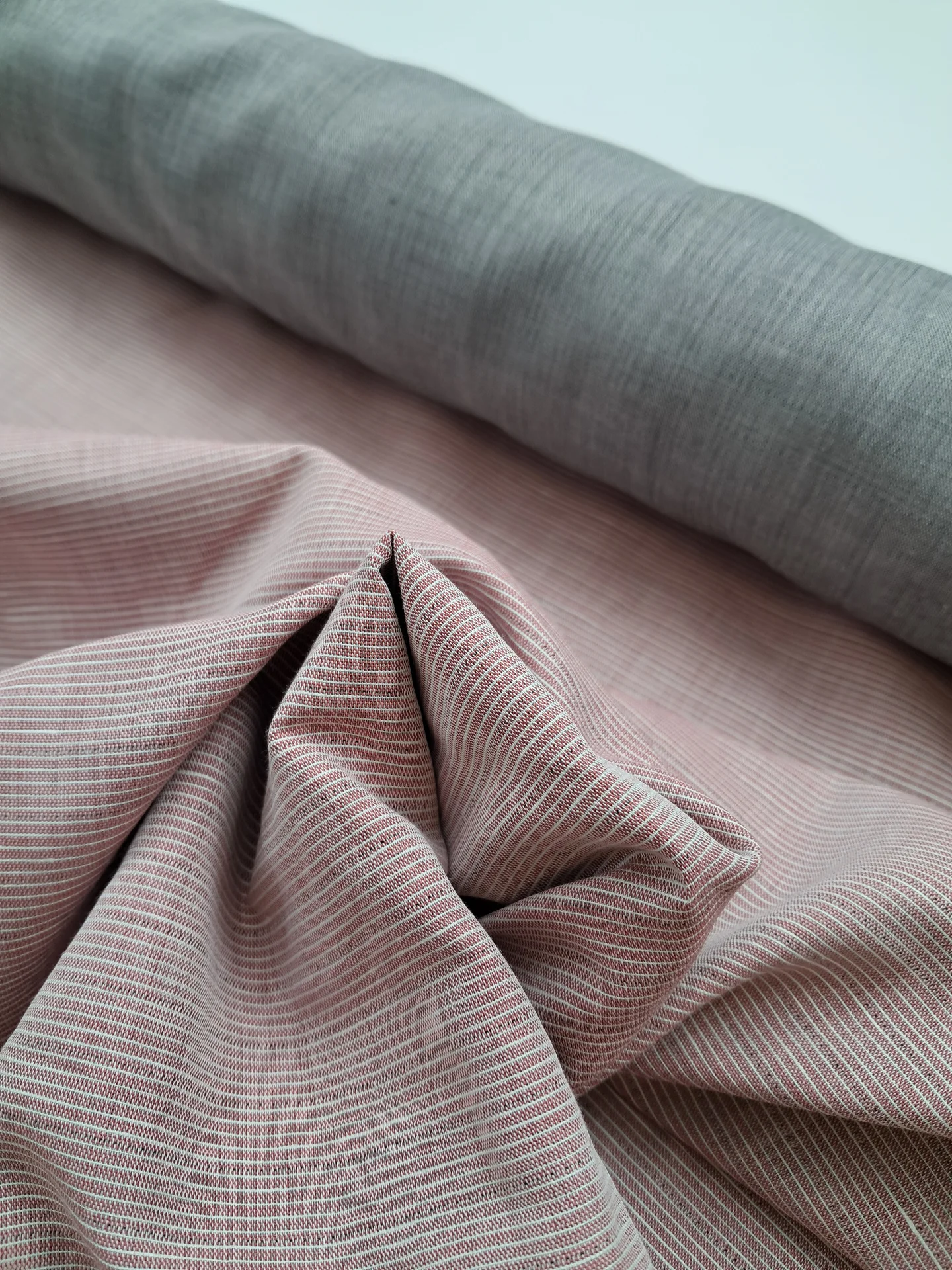 Fabric Dorina Linen Cotton Stripe