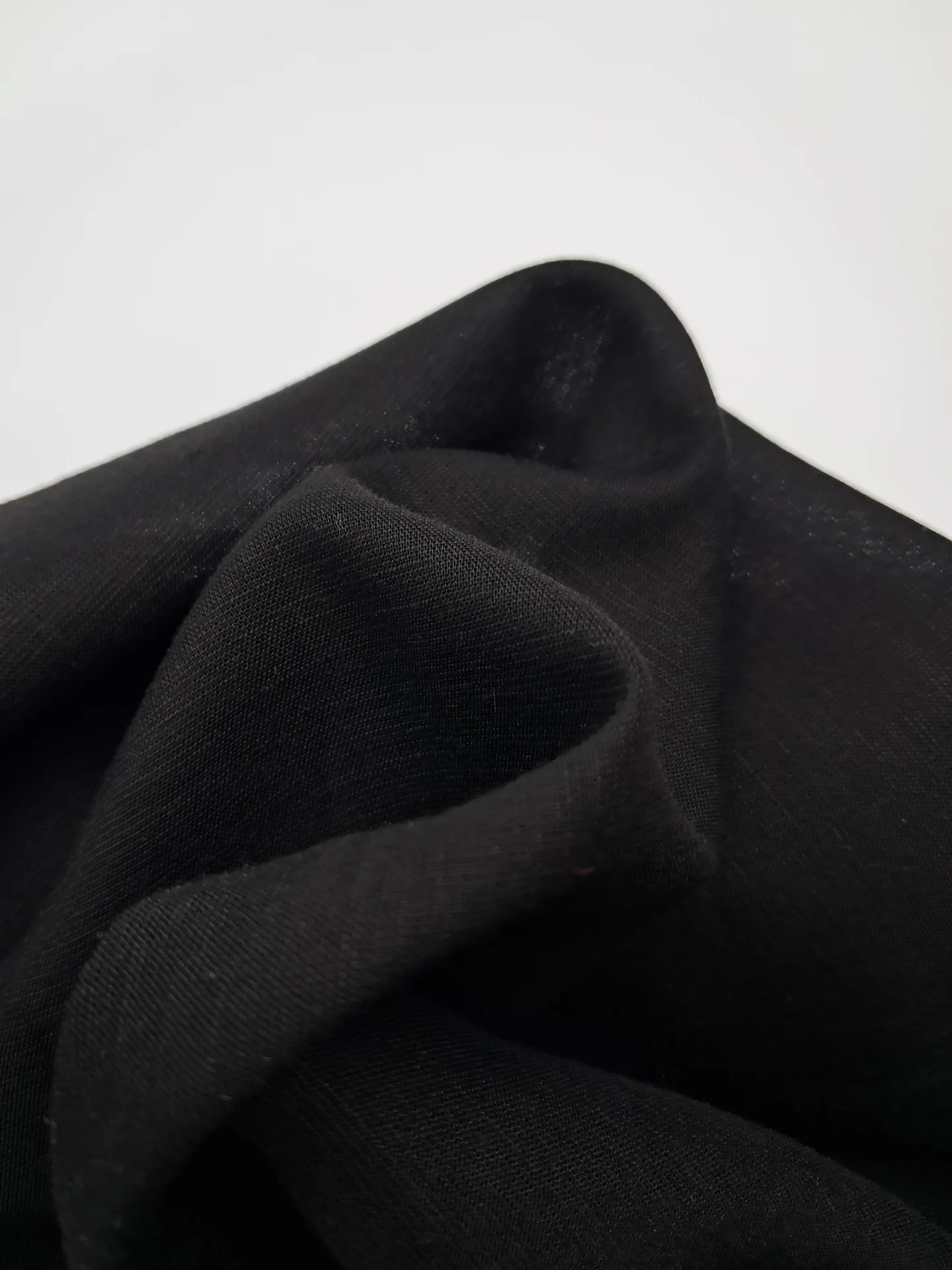 Fabric Emi Voile Black Colour 8