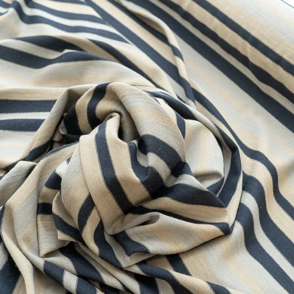 Fabric Harry Merino Stripe 1 Beige