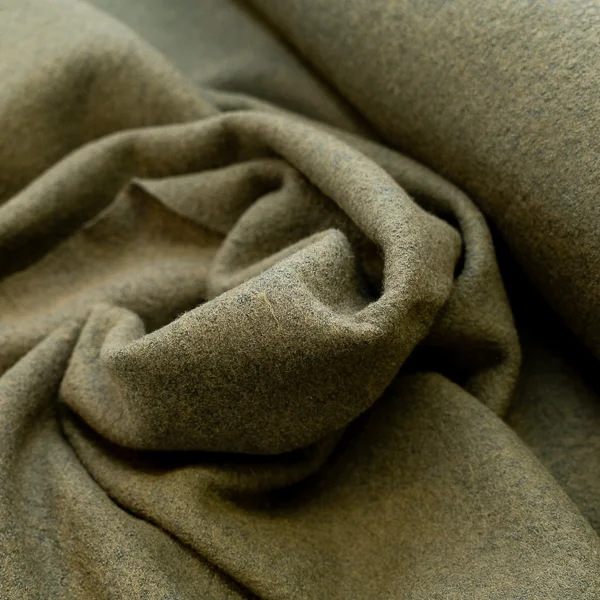 Fabric Lamia Olive Wool Viscose