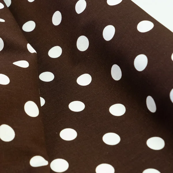 Fabric Misha Linen Spot Brown