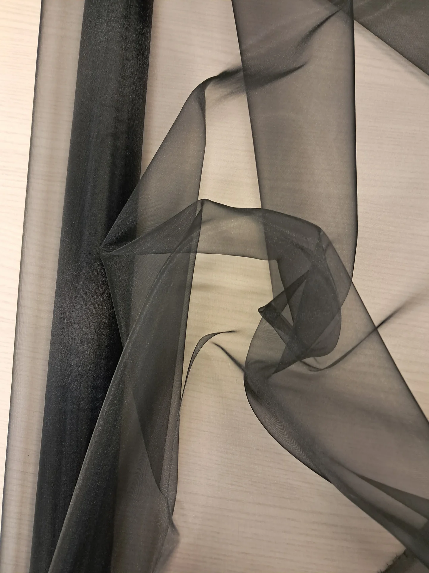 Fabric Organza Black