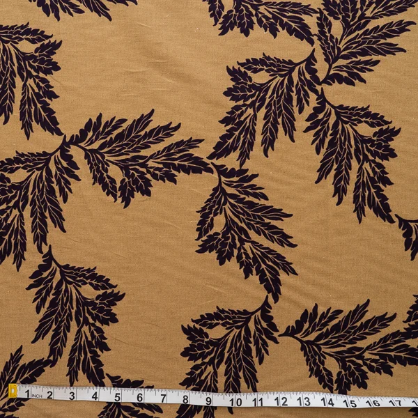 Fabric Paisley Linen Floral