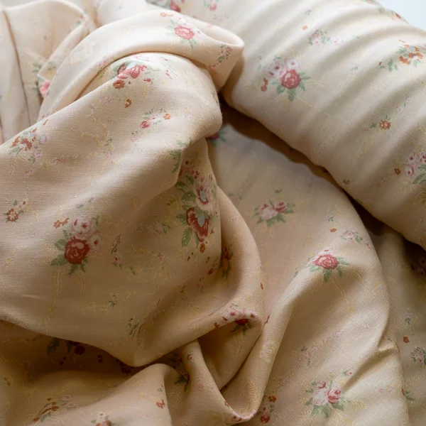 Fabric Ponza Viscose Print Beige