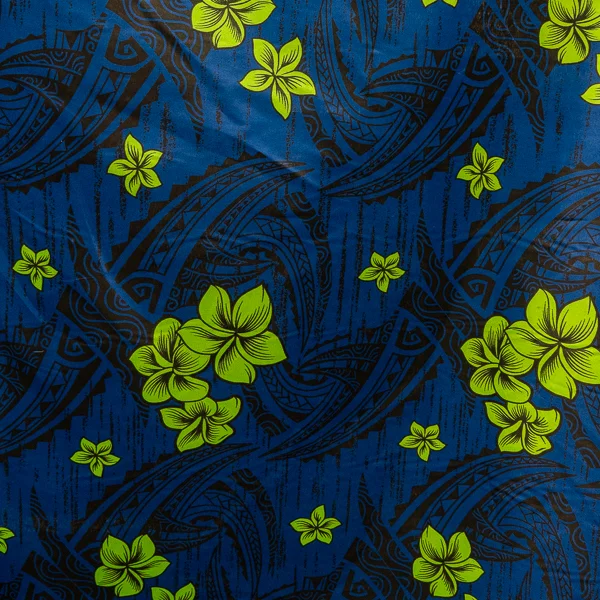 Fabric Poplin Print Colour 3 Blue Green