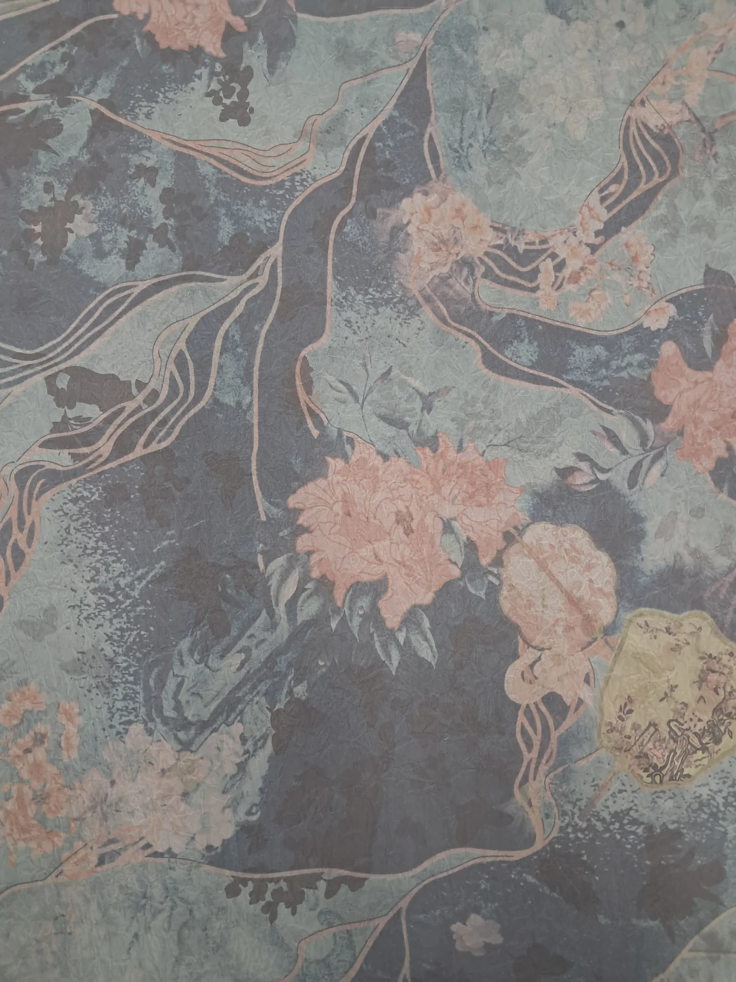Fabric Primula Dark Green