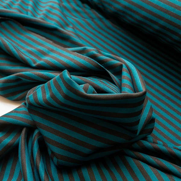 Fabric Ribbon Stripe Steel