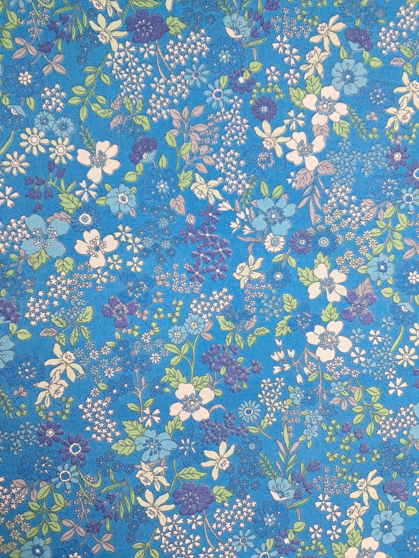 Fabric Sagami Lawn Blue Green