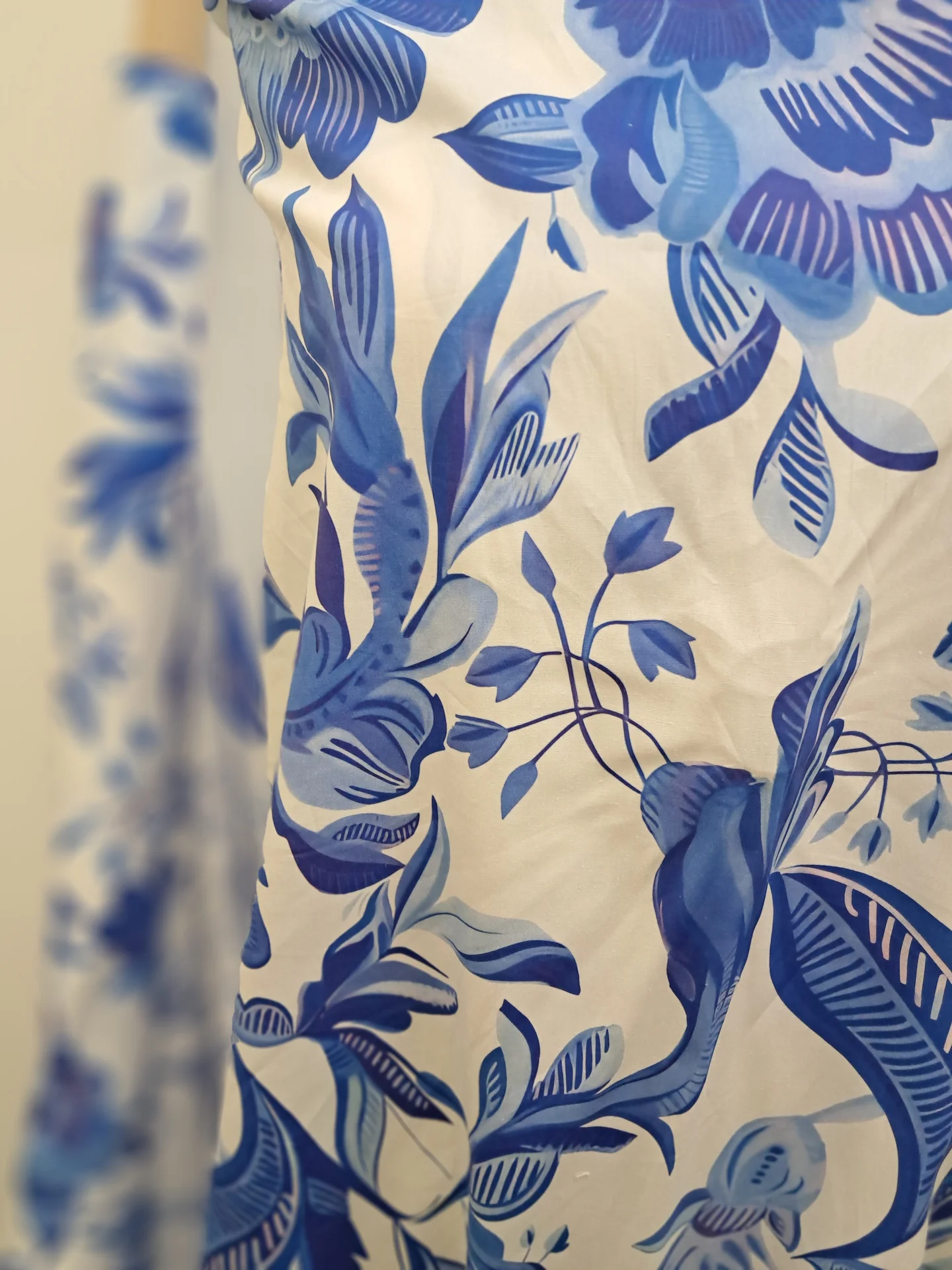 Fabric Santorini White Blue