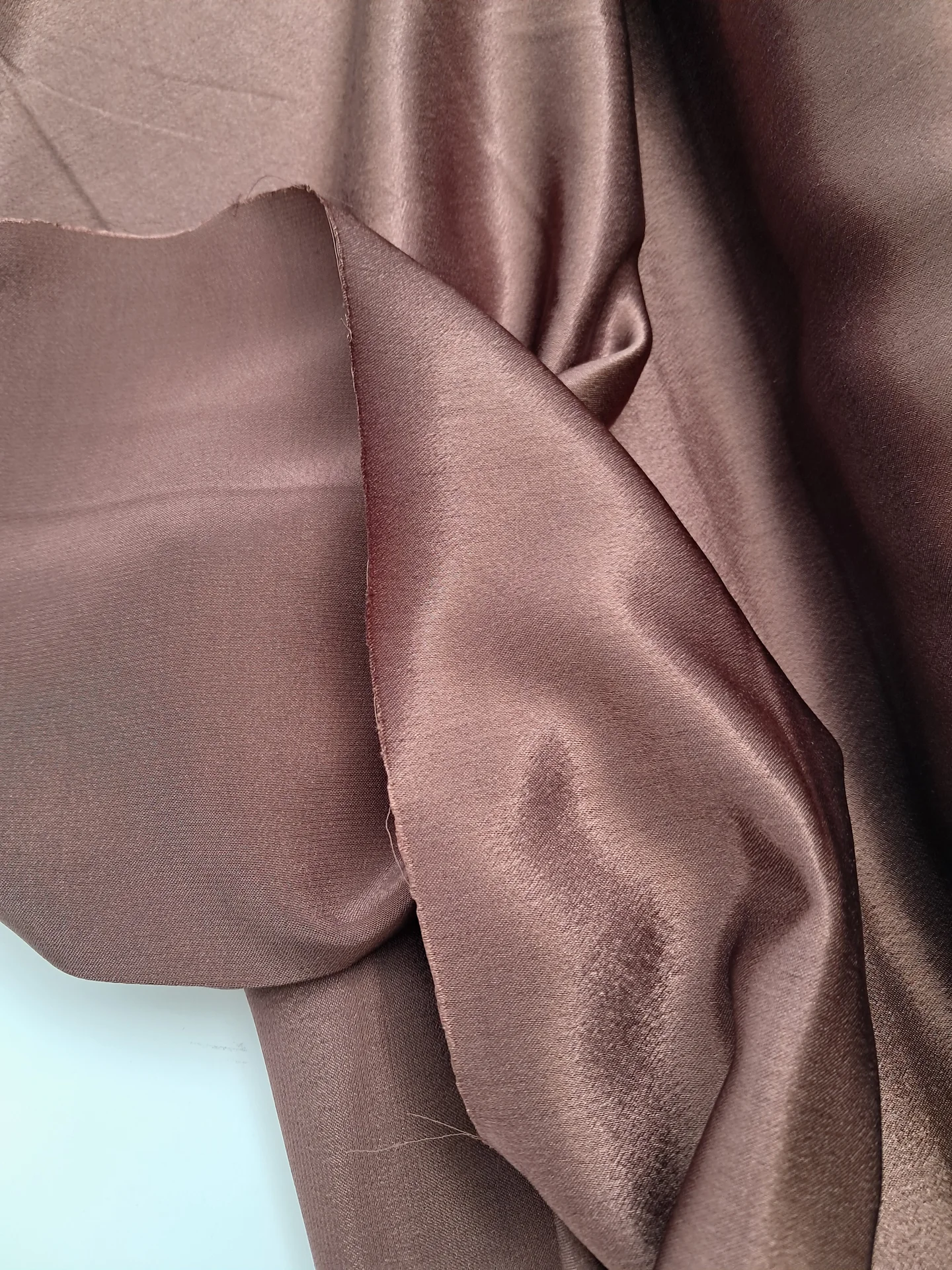 Fabric Satin Back Crepe Brown