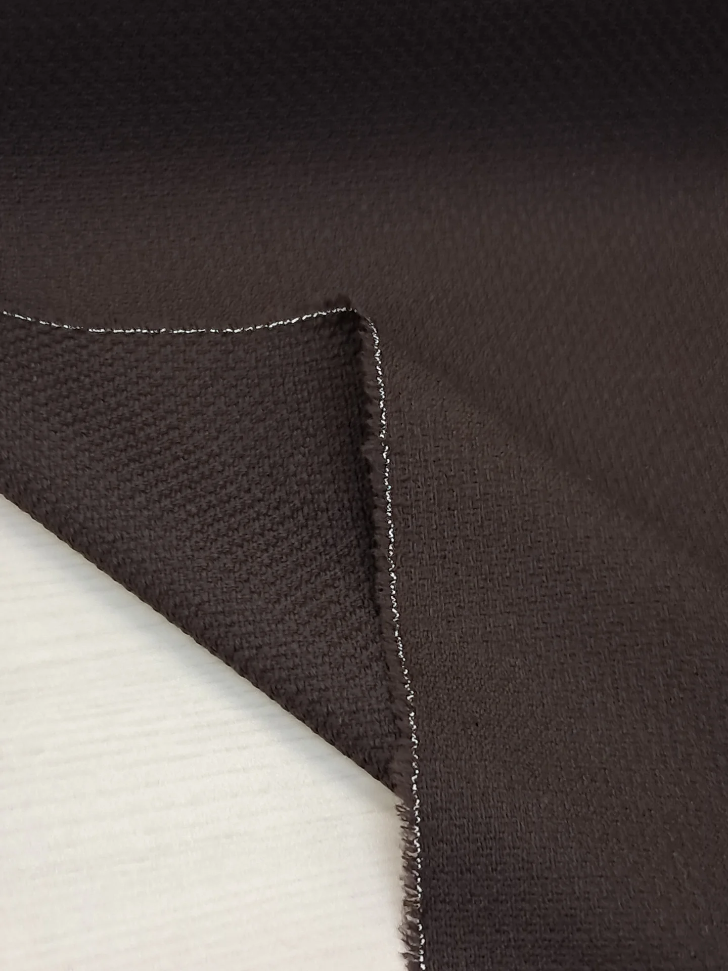 Fabric Verona Wool Crepe Chocolate