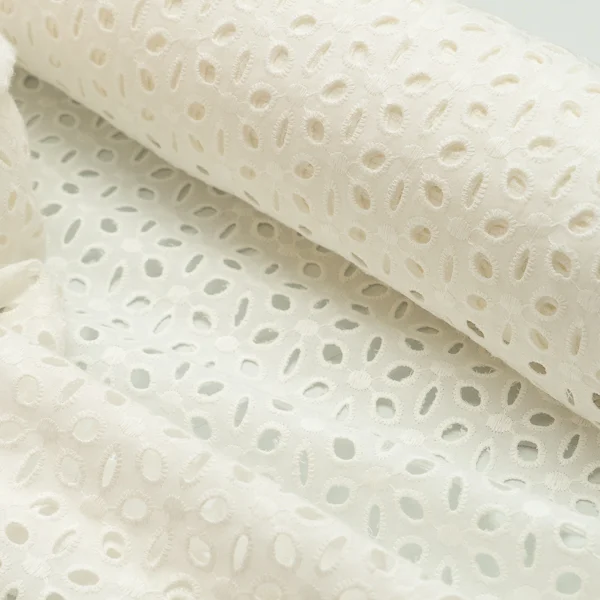 Fabric W2457 Cotton Broderie 2