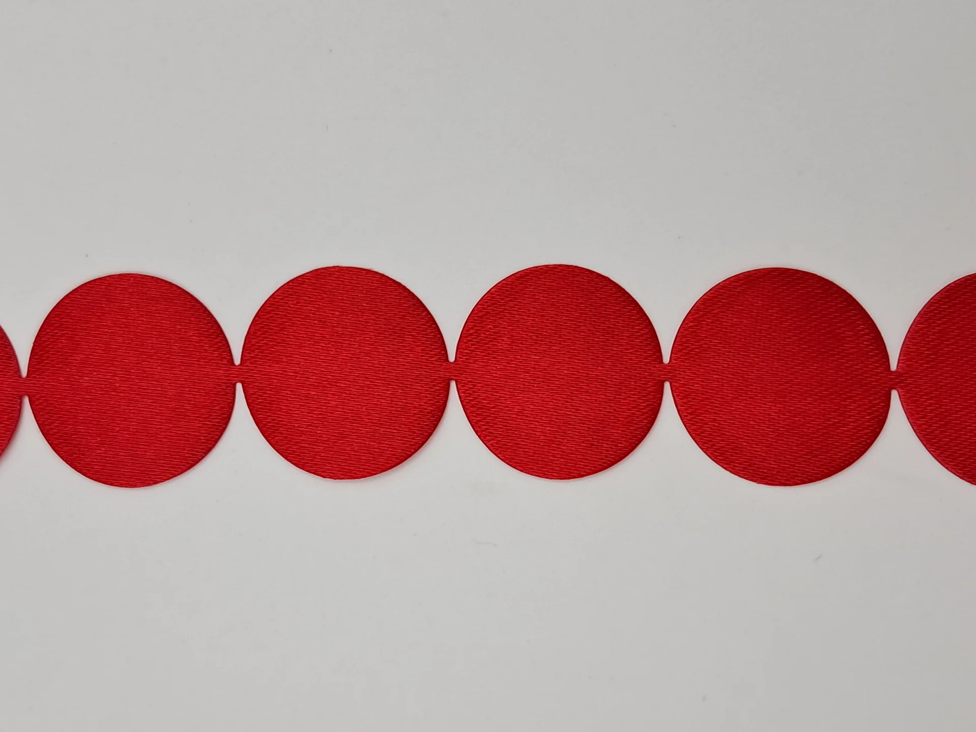 Fancy Circles 20mm Red