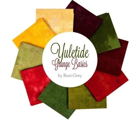 Fat Quarter Pack Grunge Yuletide