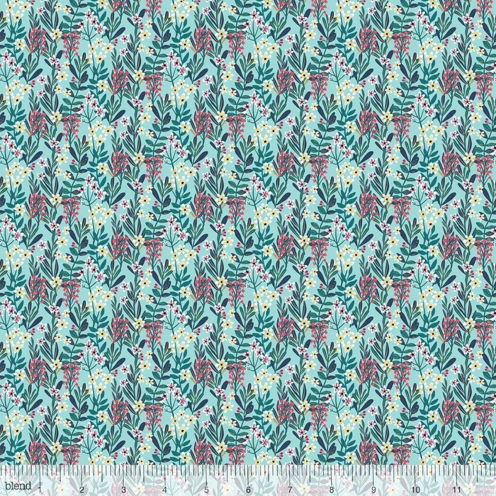 Flowers Floral Pets Small Floral Aqua