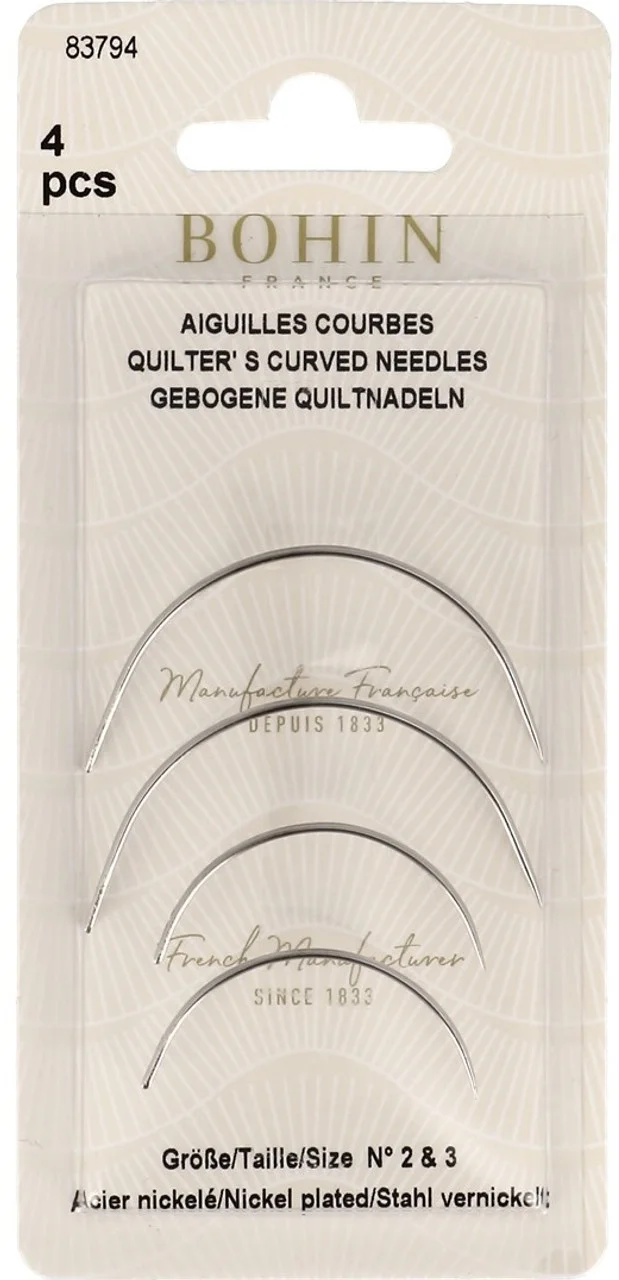 Hand Needles Curved Bohin