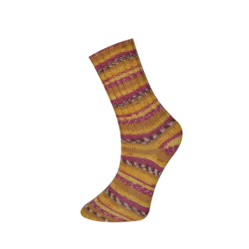 HY Sock Yarn 120 01 Orang Brn Red